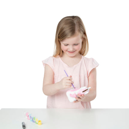 Melissa & Doug ¡Creado por mí! Kit de manualidades Banco de unicornio