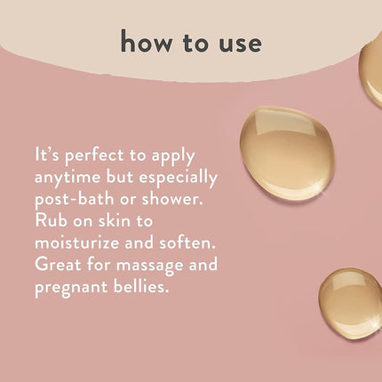 The Honest Company Mom Care Glow On Body Oil - Unscented Women Body Oil 4.2 oz