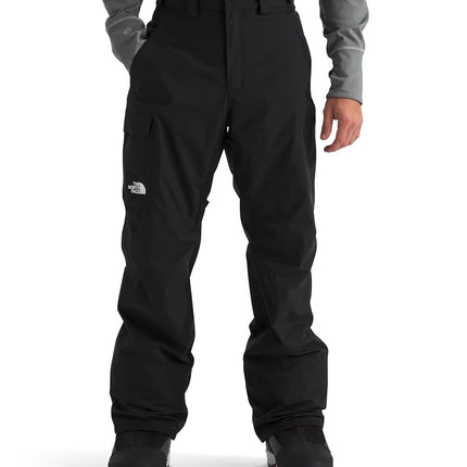 The North Face Men's Freedom Pant - Waterproof, Non-Insulated Snow Pants for Ski & Snowboard, Cargo Pockets, Ankle Gaiters, TNF Black-NPF, XX-Small Short