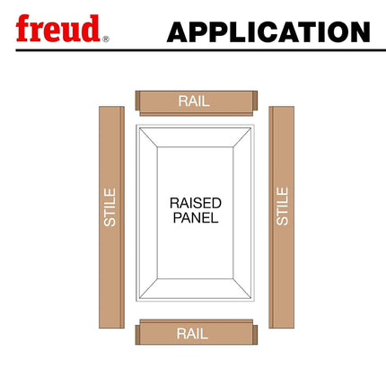 Freud-Diablo 99-864 Bevel Double Profile Cutters, Multi, One Size