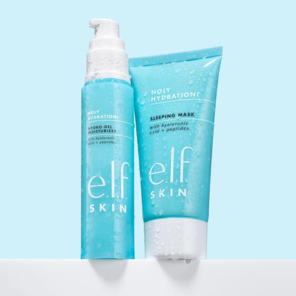 e.l.f. SKIN Holy Hydration! Sleeping Mask, Moisturising & Plumping Dual-Use Sleep Or Rinse-Off Face Mask, Soothes Skin With A Creamy Formula