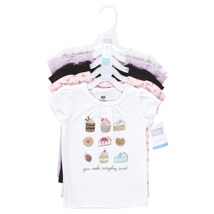 Hudson Baby T-shirts à manches courtes unisexe pour bébé, motif Tea Party de la boulangerie, 12-18 mois