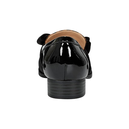 Bandolino Womens Lindio, Black Patent/Leopard Multi 006, 6