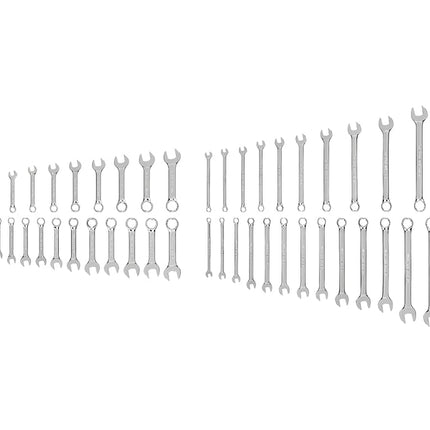 TEKTON Stubby and Standard Length Combination Wrench Set, 50-Piece (1/4-3/4 in., 6-19 mm) | WCB90903