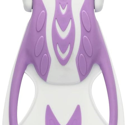 Cressi Children's Rocks Adjustable Premium Children Fins, Lilac/White, M L - 2 4 Y UK