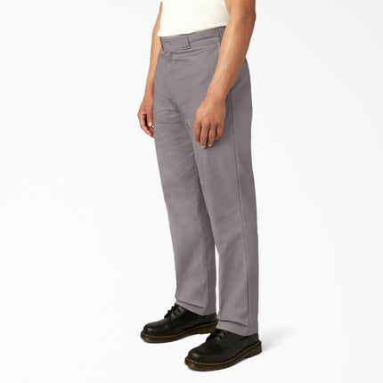 Dickies Men's Original 874 Work Pants, Silver, 34W x 28L