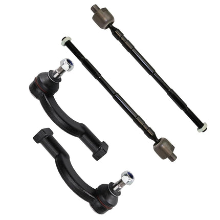 TRQ Front Tie Rod Set Compatible with 2015-2018 Su