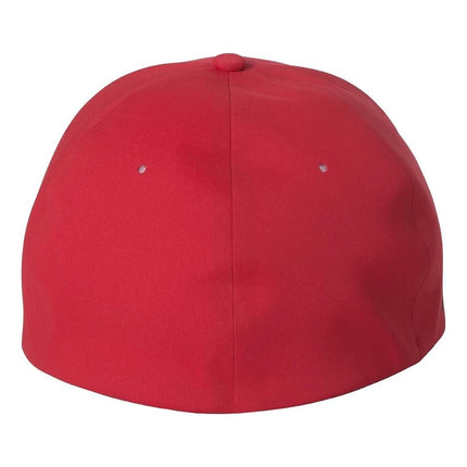 Flexfit Men's Delta Seamless Cap Hat, Red, S-M