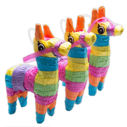 MINI DONKEY PINATAS, 3 Count by Rhode Island Novelty