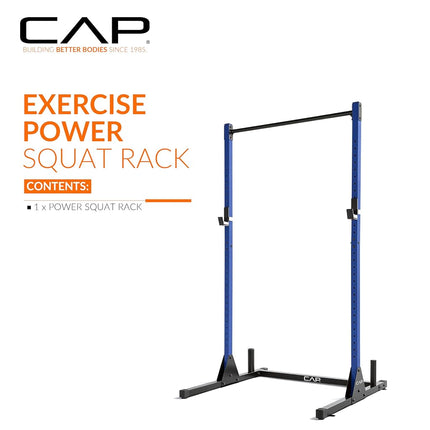 CAP Barbell FM-905Q Color Series Power Rack Exercise Stand | Blue