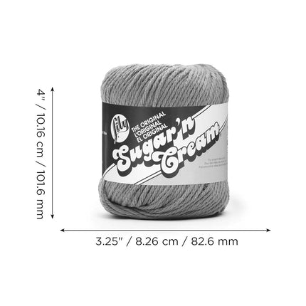 Lily Sugar N Cream Cones Orchid Yarn - 1 Pack of 400g/14oz - 100% Cotton - #4 Worsted (Medium) - 674 Yards - Knitting/Crochet