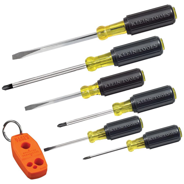 Screwdriver Set 6pcs Includes Magnetizer/Demagneti