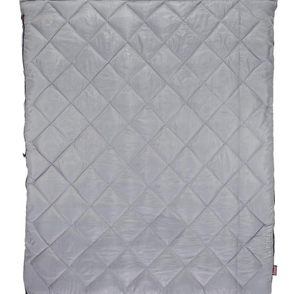 Saco de dormir doble Coleman de 7 °C, tamaño queen XL, diseño grande y alto, se separa en 2 sacos de dormir, lavable a máquina