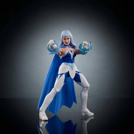 Masters of the Universe Origins Action Figure Frosta Cartoon Collection, 5.5-inch 1980s TV Princess of Power with Ice Powers, Detailed Design & Cape