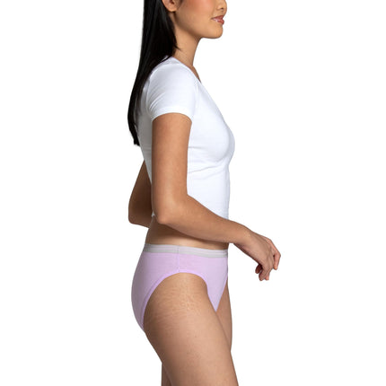 Fruit of the Loom Bikini de algodón surtido para mujer, paquete de 12