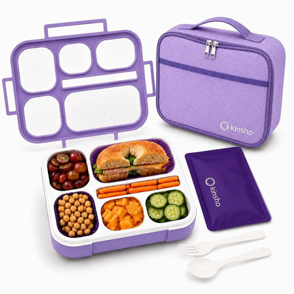 Bento-Box with Bag and Ice Pack Set. Lunch Boxes S