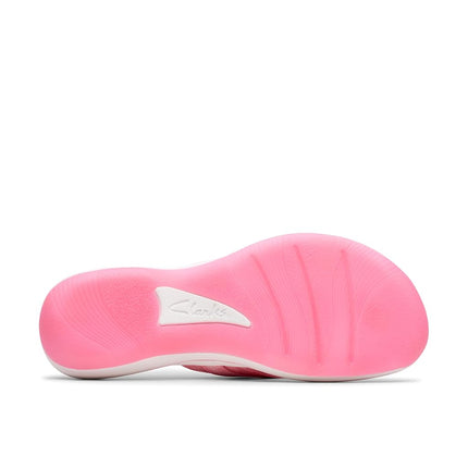 Clarks Women's Breeze Sea Flip-Flop, Pink Ombre, 10 UK