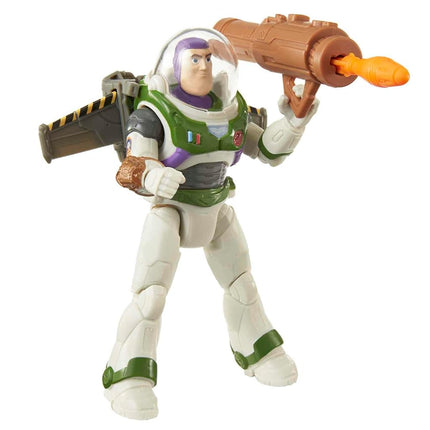 Buzz LightYear Disney Mission Space Ranger Action Figure Astronaut (5 Inch) with Jetpack and Accessories, 4 Years and up