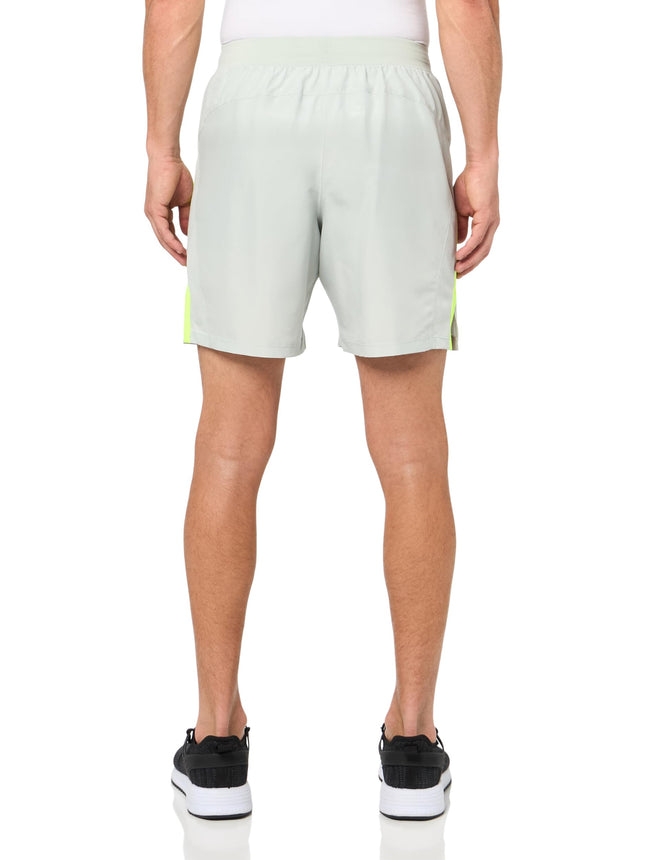 Under Armour Pantalones Cortos de 7 Pulgadas sin Forro Launch Run para Hombre, (377) Hydro Green/High Vis Yellow/Reflective, 3X-Large