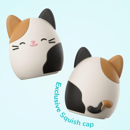 Ordo Squishmallows Electric Toothbrush, Sonic, Rechargeable, 3 Modes, 5+ Weeks Battery, Extra Head, Kids 4+, Cam