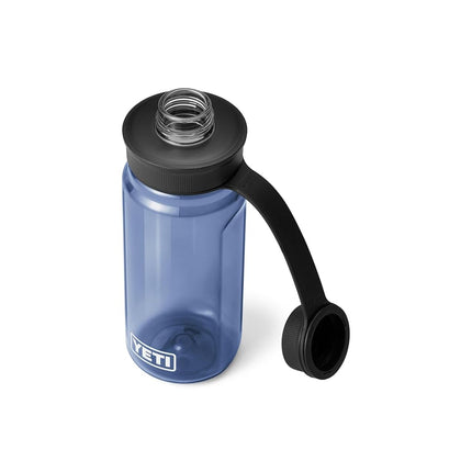 YETI Yonder 600 ml/20 oz Water Bottle with Yonder Tether Cap, Navy