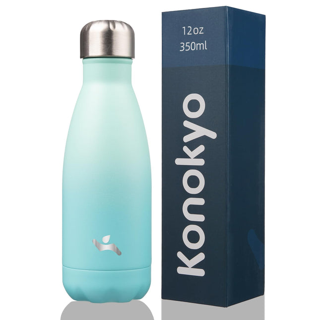 Konokyo Insulated Water Bottles,12oz Double Wall S