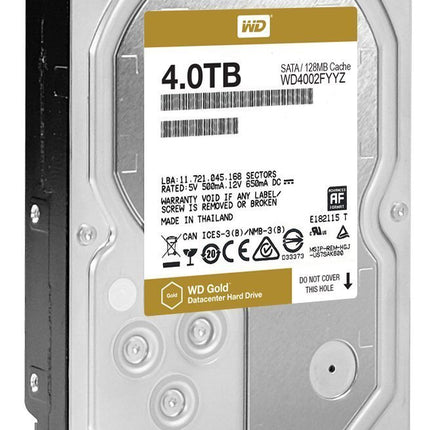 Western Digital WD4002FYYZ 4 TB 3.5-Inch Hard Driv