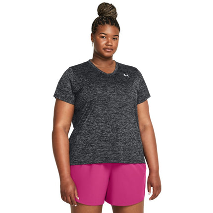 Under Armour Womens Tech Short Sleeve V Neck T Shi