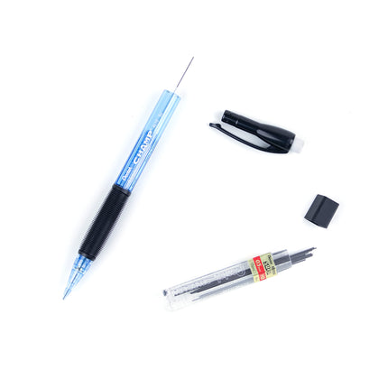 Lápiz Pentel Champ, Portaminas, Mina de 0.5 mm, Barril Azul, Caja de 12 (AL15C)