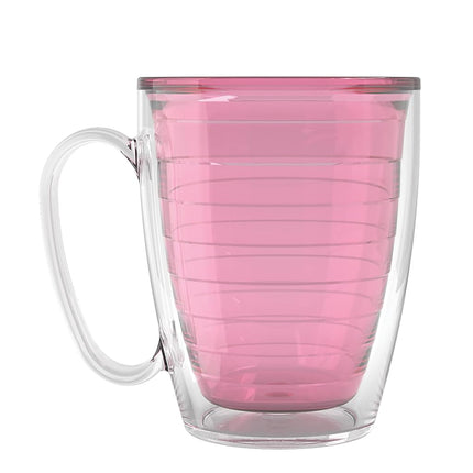 Tervis Clear & Colorful Tabletop - Bayou View Collection Made in USA Double Walled Insulated Tumbler Travel Cup Keeps Drinks Cold & Hot, 16oz Mug - 4pk, Assorted Pastels