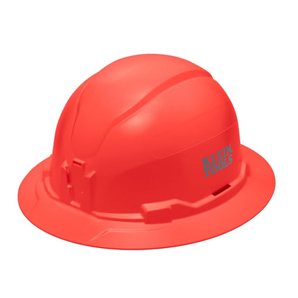 Klein Tools 60860BR Hard Headphones, Full Brim Style Unvented, Cushioned, Odor Absorbing Headband, Odour Proof Headband, Tested up to 20kV, Orange