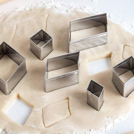Fox Run 3612 Diamond Cookie Cutter Set, Stainless Steel, 6-Piece