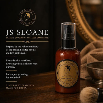 JS Sloane Moisturizing After Shave Lotion, Red, 4 Oz