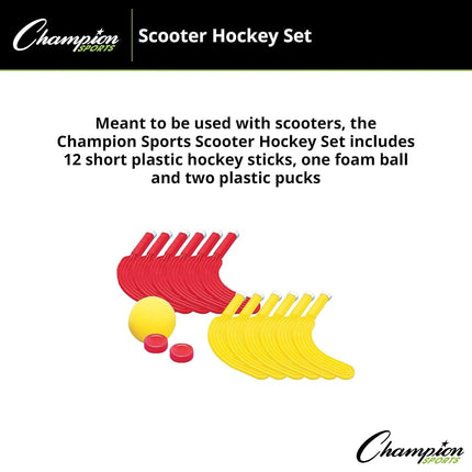 Champion Sports SHS1 Scooter Hockey Set