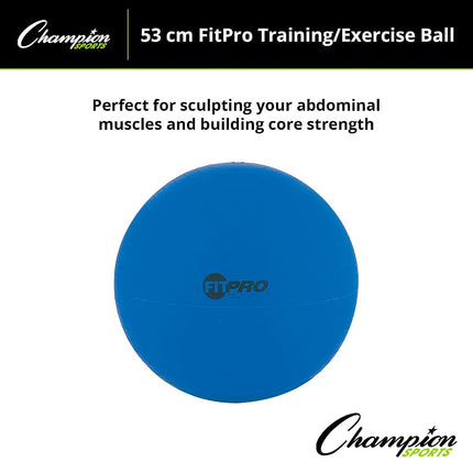 Champion Sports 53 CM FITPRO TRAINING & EXERCISE BALL