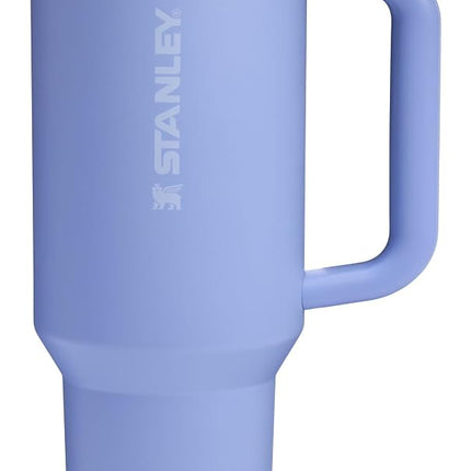 Vaso STANLEY Quencher ProTour Flip Straw con tapa a prueba de fugas, 40 oz | Pajita y asa integradas | Compatible con portavasos para viajes | Vaso aislado de acero inoxidable | Sin BPA | Hortensia