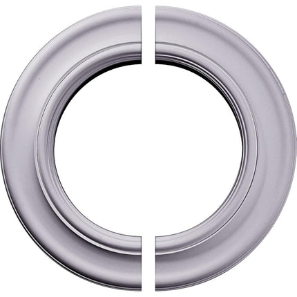Ekena Millwork CM20HO2 20 OD ID x 1" P Holmdel Ceiling Medallion, Two Piece (Fits Canopies up to 12 7/8"), White
