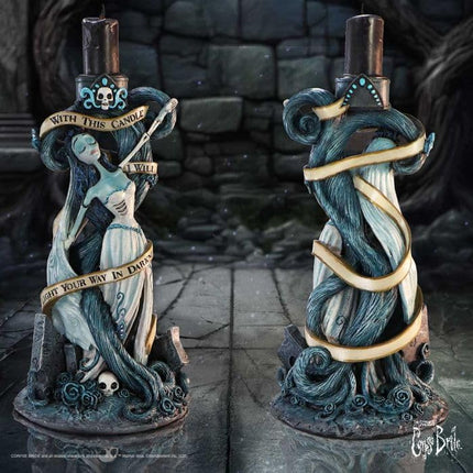 Corpse Bride With This Candle Vow Candle Holder