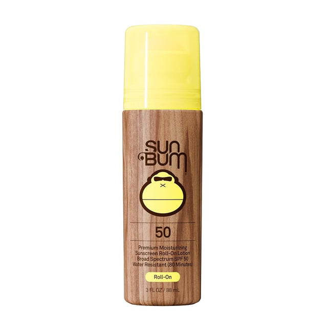 Sun Bum Original SPF 50 Sunscreen Roll-On Lotion | Vegan and Hawaii 104 Reef Act Compliant (Octinoxate & Oxybenzone Free) Broad Spectrum Moisturizing UVA/UVB Sunscreen Lotion with Vitamin E | 3 oz