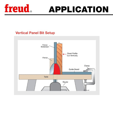 Freud 99-318 Vertical Raised Panel Bit