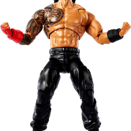 Figurine Roman Reigns Ultimate Edition de Mattel, figurine de collection de 15 cm avec tête interchangeable, mains interchangeables et Championnat Universel pour les 8 ans et plus
