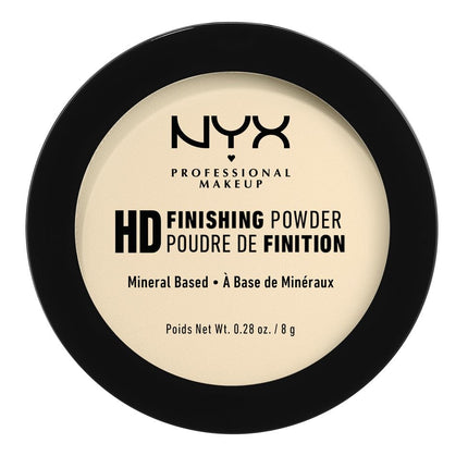 NYX Professional Makeup High Definition Finishing Powder, Banana 0.28 Ounce, 1 Count