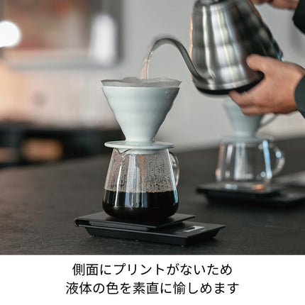 HARIO VBS-36 V60 Barista Server, 360 Clear, 12.2 fl oz (360 ml), for 1-3 Cups, Microwavable, Made in Japan