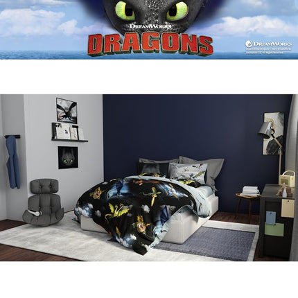 Franco Jurassic World Kids Bedding Super Soft Cozy Reversible Microfiber Comforter and Sheet Set with Sham, 7 Piece Full Size, (Officially Licensed Product)