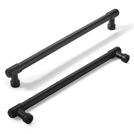 khtumeware 6 Pack Matte Black Cabinet Pulls 8 Inch