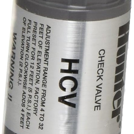 Clapet anti-retour Hunter Sprinklers HC50F50M HCV avec entrée femelle 1/2 pouce et sortie mâle 1/2 pouce
