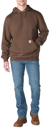 Carhartt Men's Iconic K288 Logo Sweatshirt, Dark Clove, XXL