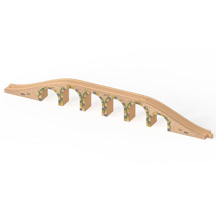 Orbrium Toys 6 Arches Viaduct Bridge for Wooden Ra