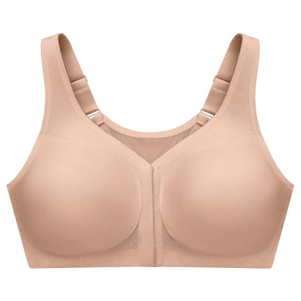 Glamorise MagicLift Front-Closure Posture Back Wirefree Bra 1265 (Women's & Women's Plus)