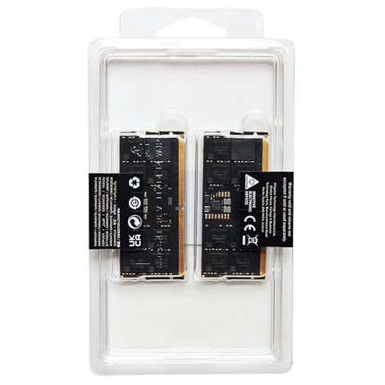 Kingston FURY Impact XMP 32GB 6000MT/s DDR5 CL38 SODIMM (Kit of 2) Notebook Gaming Memory - KF560S38IBK2-32